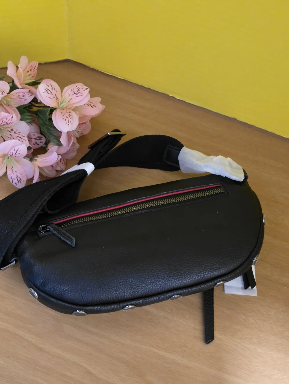 Hammitt Black  Leather MD Charles Crossbody Bag - Picture 5 of 6